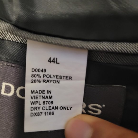 Dockers Gray Blazer Suit Jacket - 44L - Picture 3 of 9